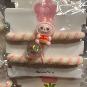 Cute Pastel Bunny Hair Ties